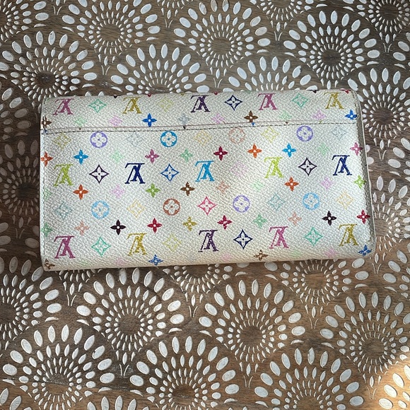 8867 Louis Vuitton Murakami Sarah White Pink - Picture 3 of 8